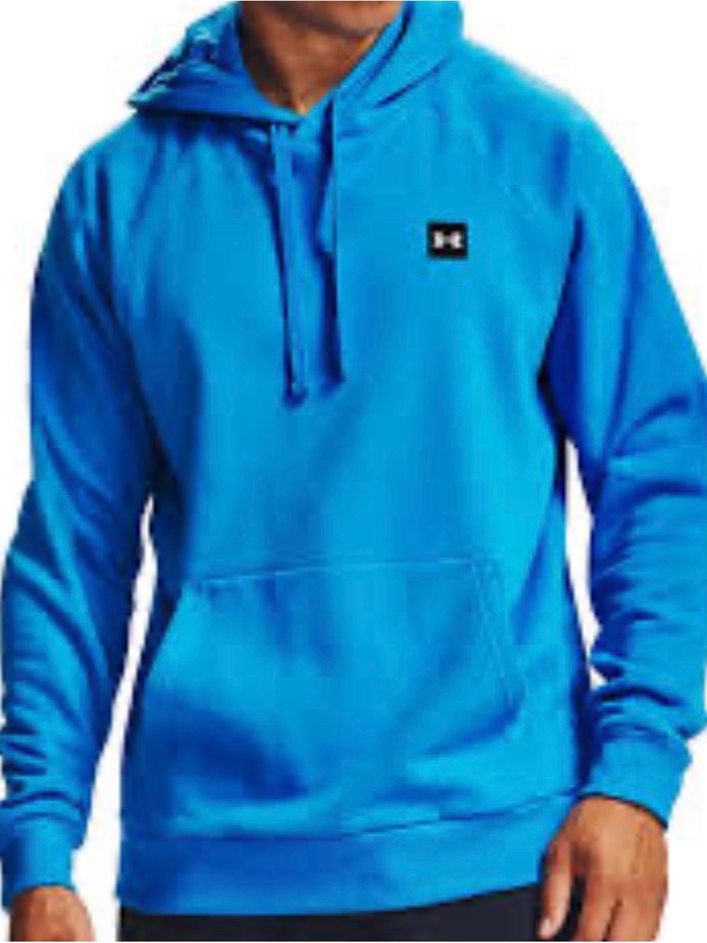 Under Armour Men’s Bright Blue Hooded Crewneck Sweatshirt